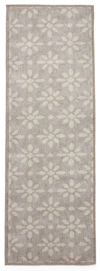 Jasnoszary chodnik odpowiedni do prania 61x170 cm Coral Light Grey – Think Rugs