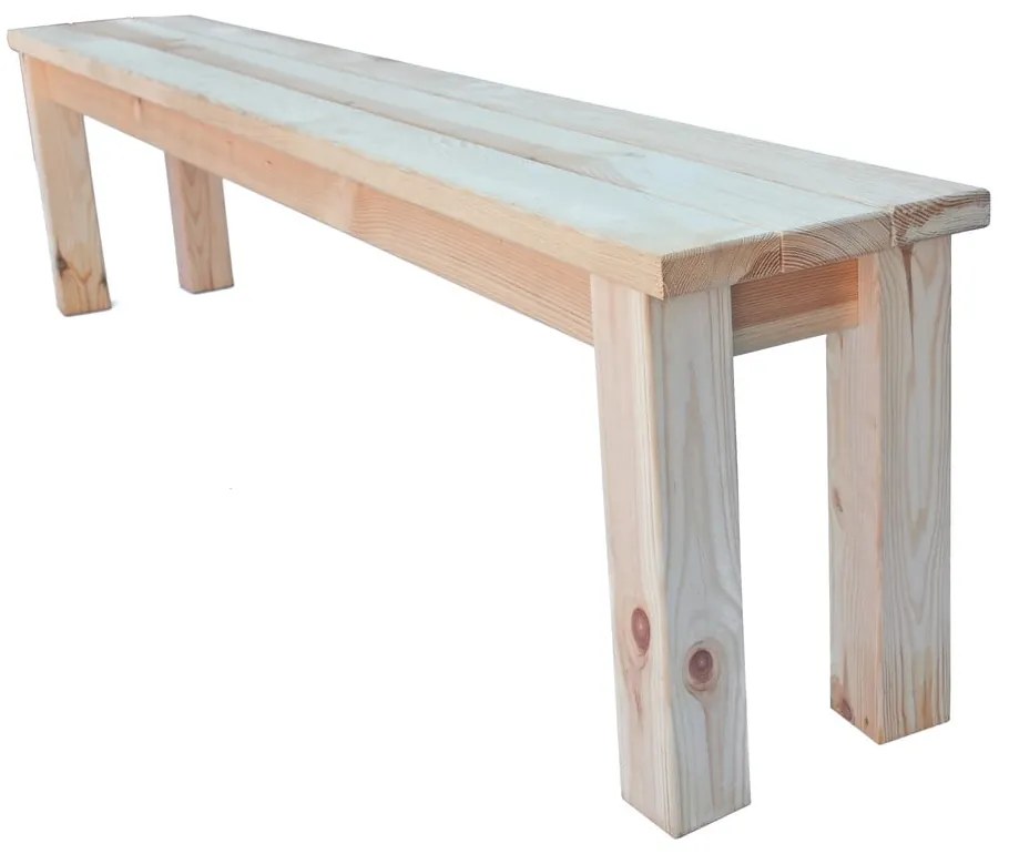 Zestaw mebli ogrodowych z drewna sosnowego dla 4 osób Classic – Rojaplast