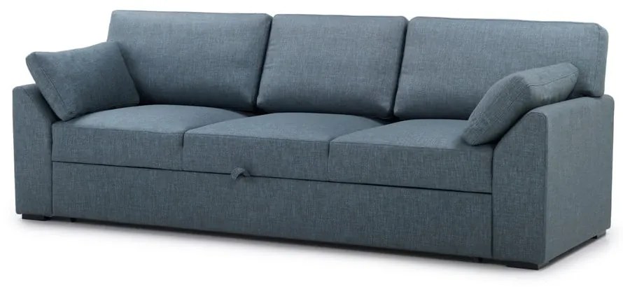 Niebieska rozkładana sofa 233 cm Janson – Scandic