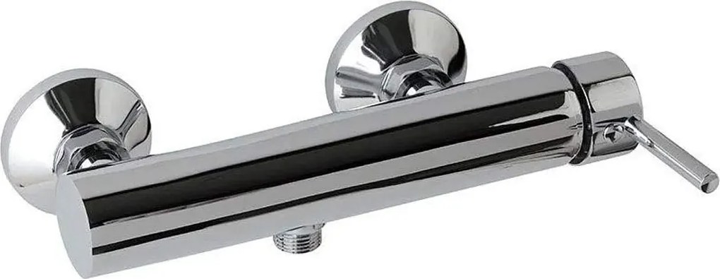 Bateria prysznicowa zewnętrzna „Drevon” z mosiądzu chromowanego do montażu na ścianie