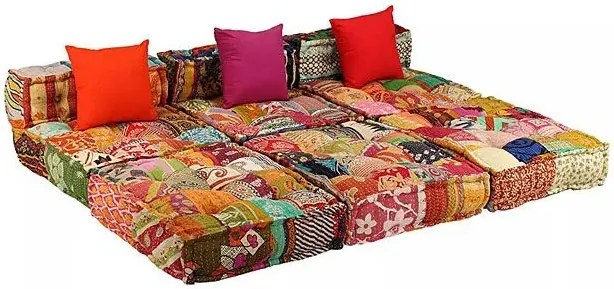 Sofa patchworkowa 3-osobowa G0-A41