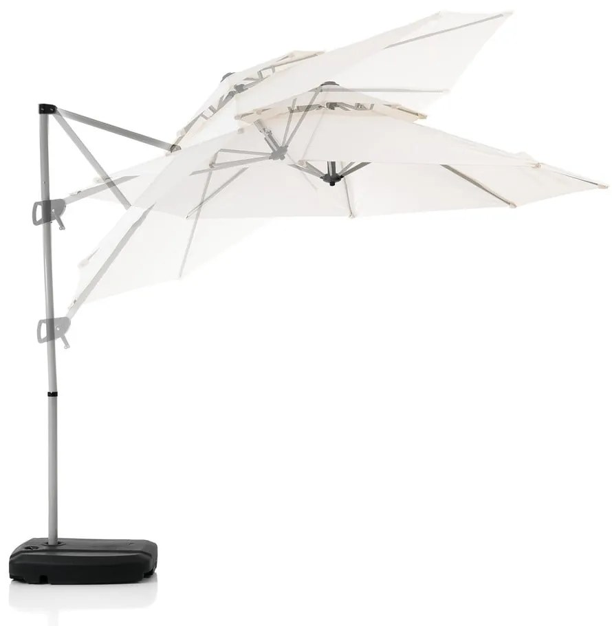 Biały parasol ogrodowy ø 350 cm Numana – Tomasucci