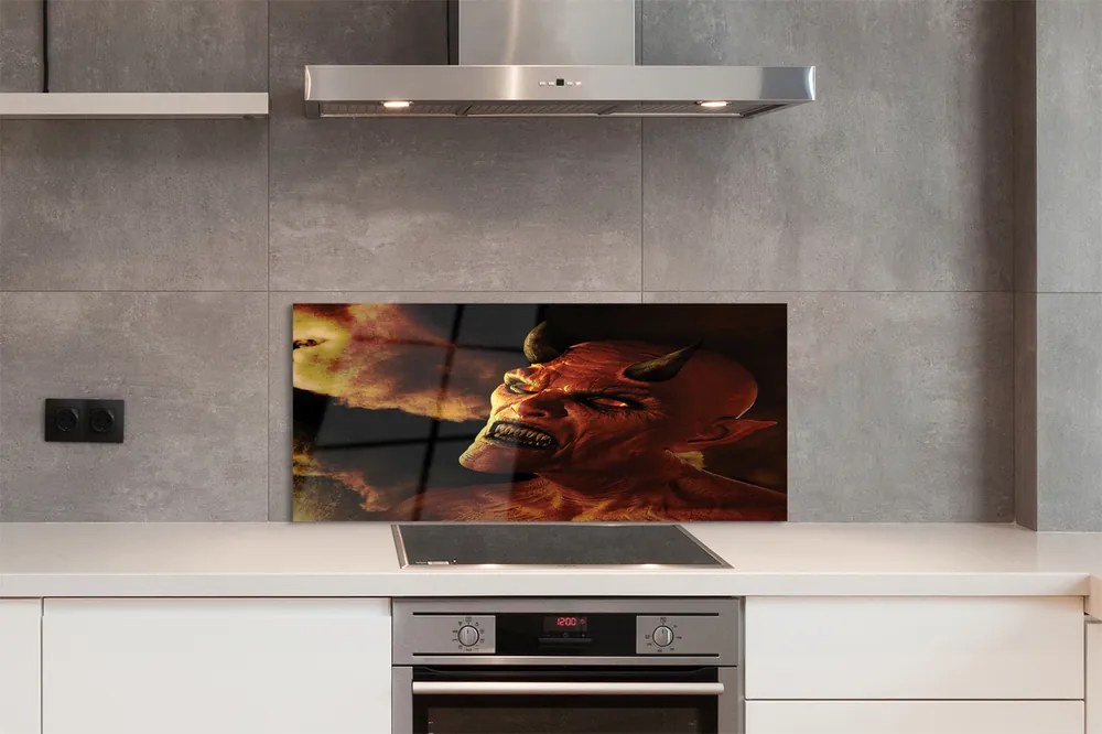 Panel szklany do Kuchni Wizerunek Diabła