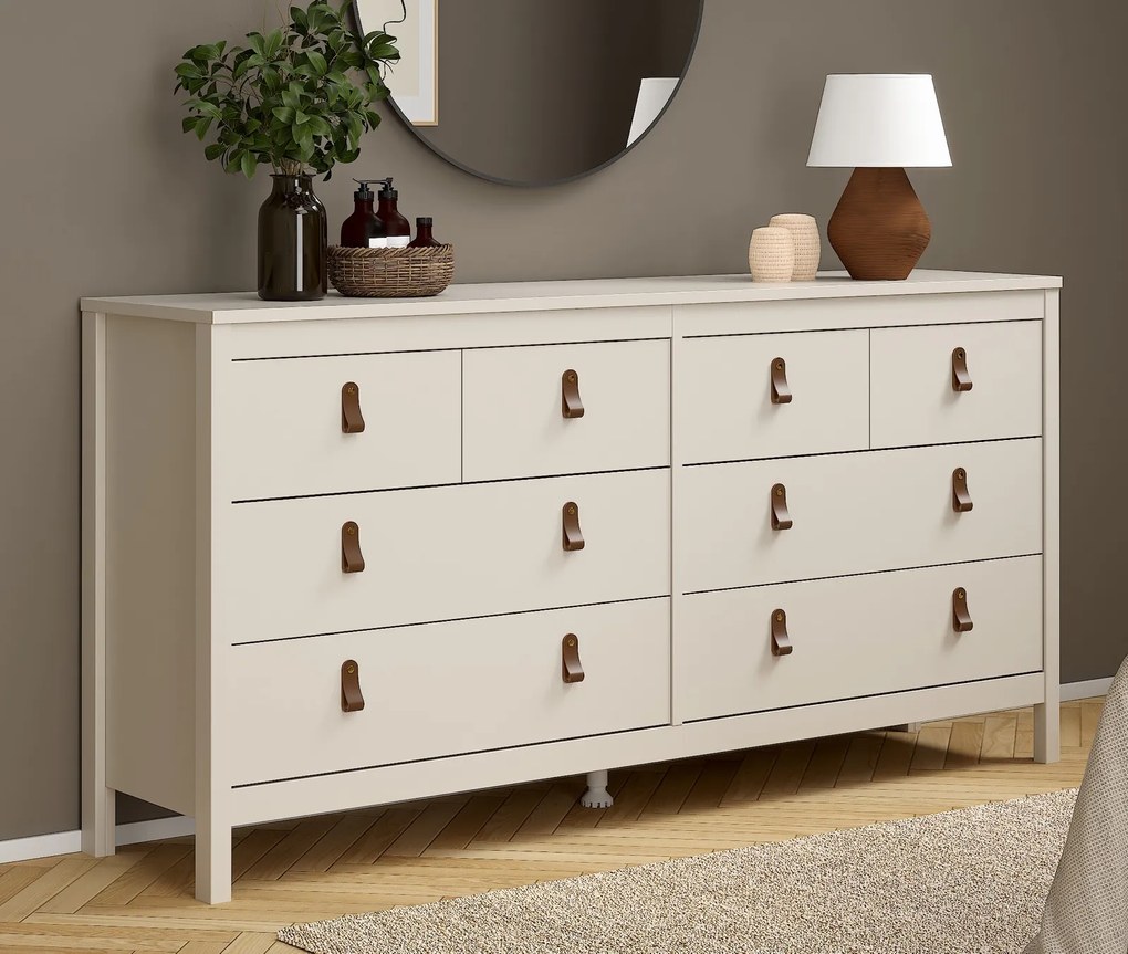 Komoda pokojowa z szufladami Madrid 4+4, kaszmir mat