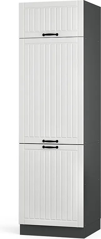 Szafka na lodówkę biały domek wiejski 60x58.1x206.8 fame-line