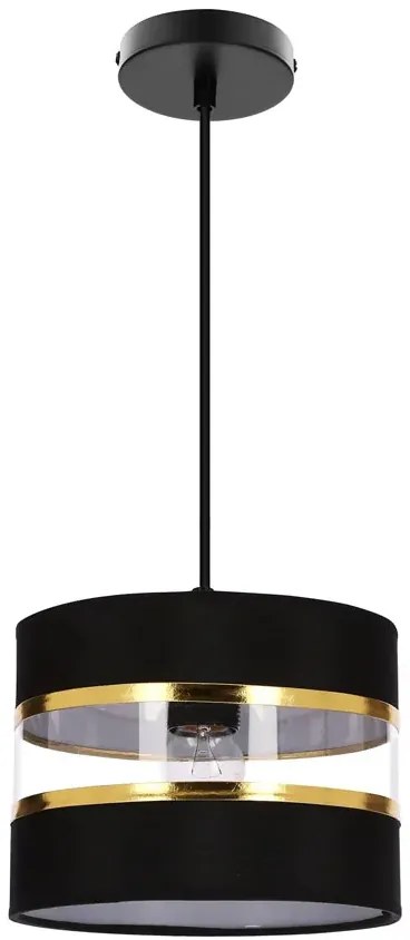 Czarna wisząca nowoczesna lampa - 9X D253 M0-K98