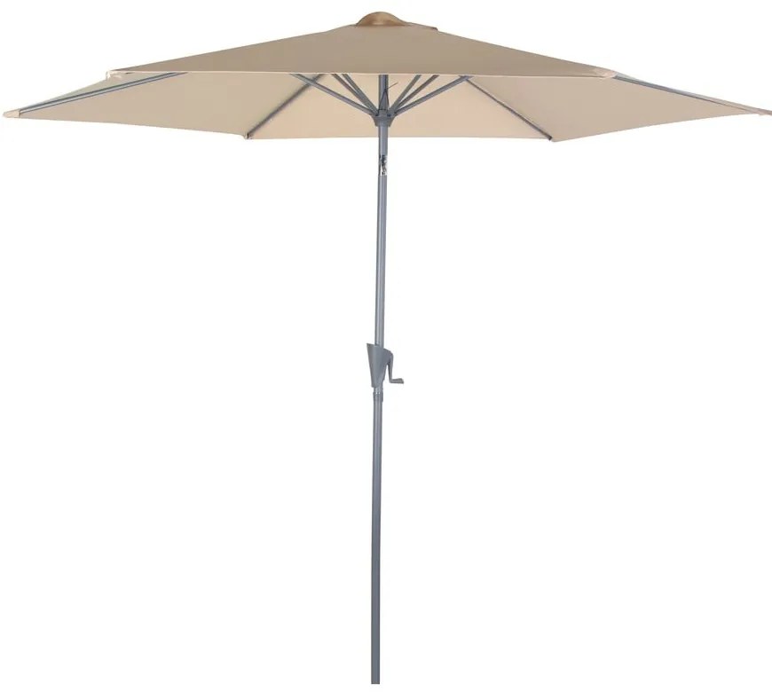 Beżowy parasol ogrodowy ø 300 cm Roja – Rojaplast