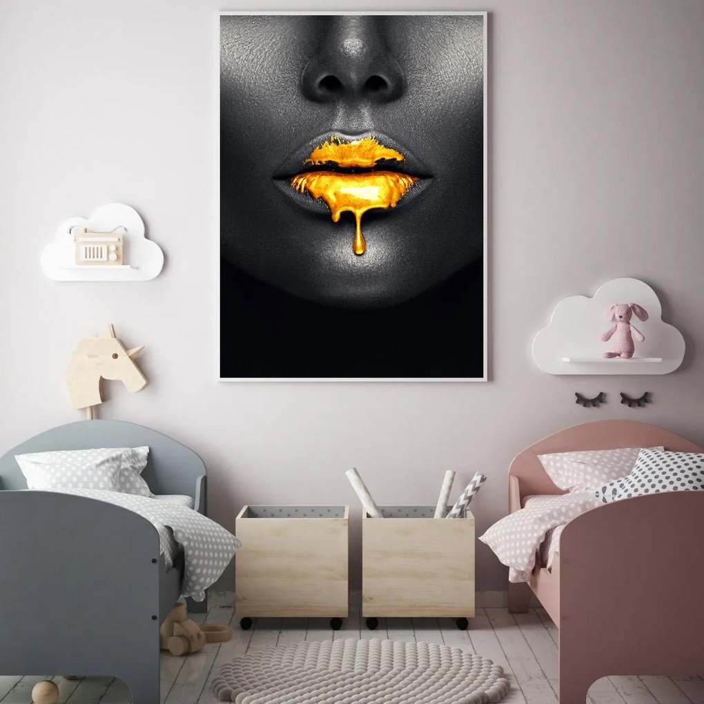Plakat - Kobiece usta (A4)