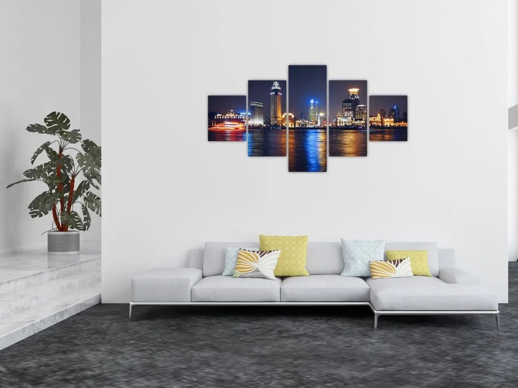 Obraz - Refleksy nocy (125x70 cm)