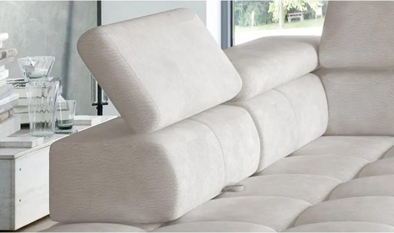 Narożnik PLAZA XL z elektryczną regulacją siedziska WERSAL