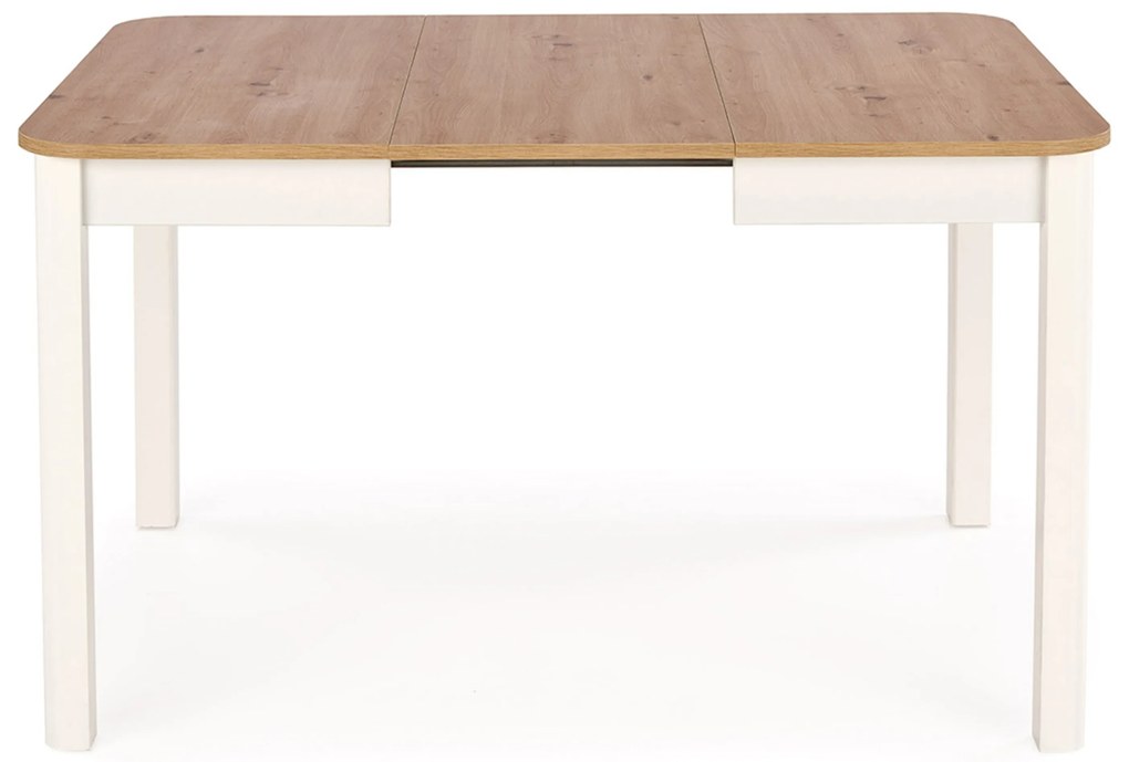 Stół rozkładany Biatro 90-130x90 - dąb artisan / biały