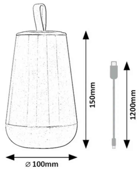 Rabalux 76019 lampa stołowa LED Franco