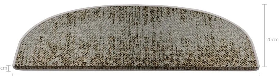 Dywaniki na schody zestaw 16 szt. 20x65 cm Horizon – Vitaus