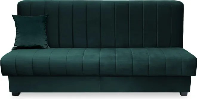 Sofa z Funkcją Spania SIGMA Rozkładana Wersalka Dwuosobowa Zielona Nowoczesna do Salonu