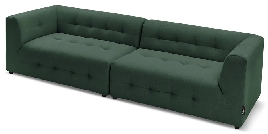 Ciemnozielona sofa 324 cm Kleber – Bobochic Paris