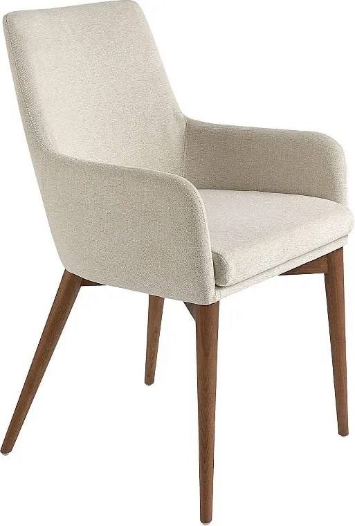 Krzesło z beżowej tkaniny 4048 ANGEL CERDA