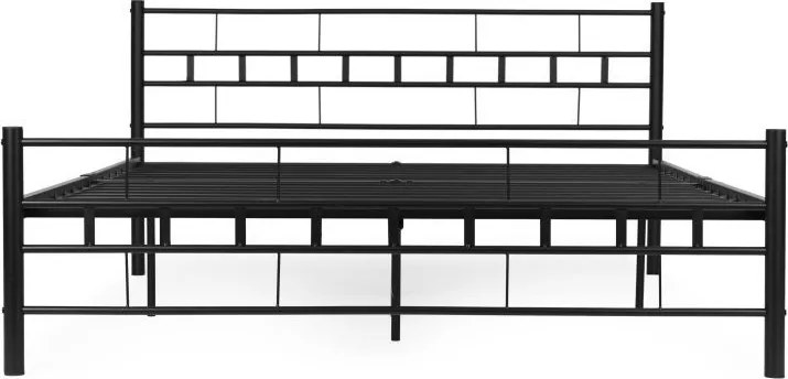 Łóżko metalowe Kingsley 404B, 160x200 cm z wbudowanym stelażem