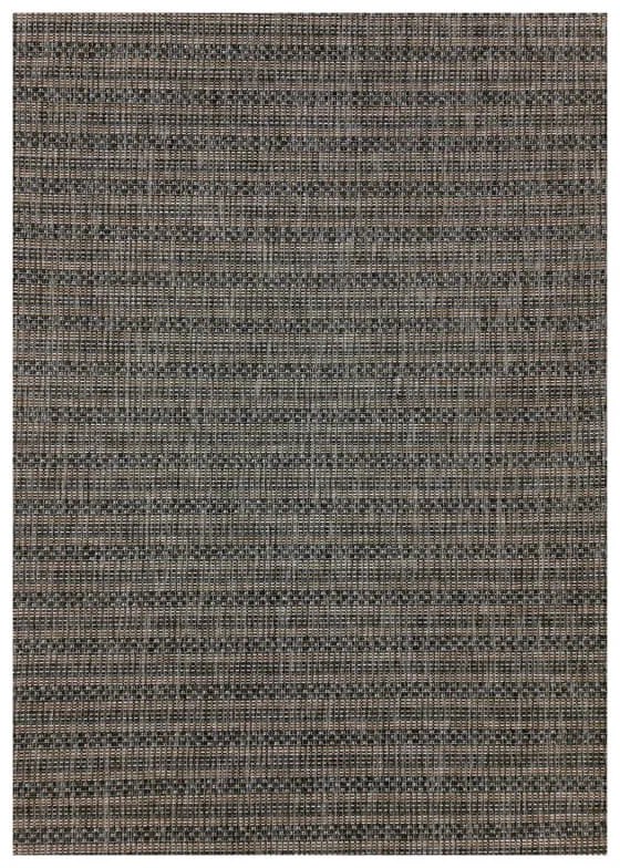 Dywan zewnętrzny Zagora Paseczki grafit 120 cm x 170 cm