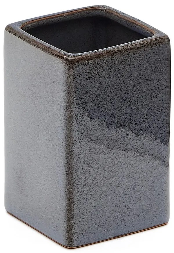Ciemnoniebieski ceramiczny kubek na szczoteczki do zębów Silvet – Kave Home
