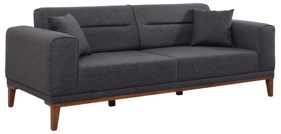 Antracytowa rozkładana sofa 223 cm Liones – Artie