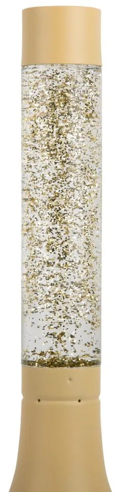 Jasnożółta lampa stołowa ze szklanym kloszem (wysokość 37,5 cm) Astro Glittler – Leitmotiv
