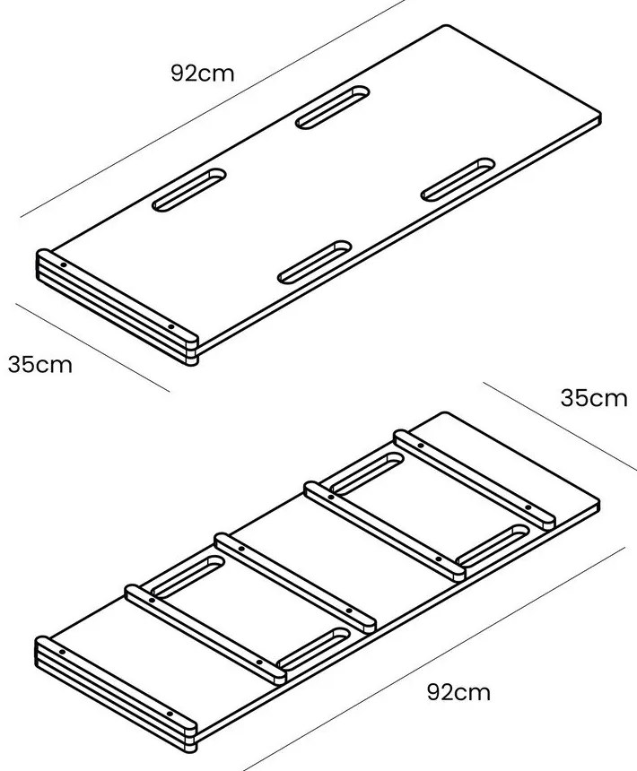 Huśtawka z litego drewna sosnowego w naturalnym kolorze 39x75x38 cm Montessori – Meowbaby