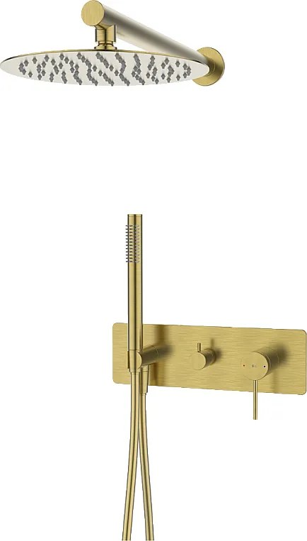 Envol kolumna prysznicowa wpuszczana mechaniczna szczotkowana złoto