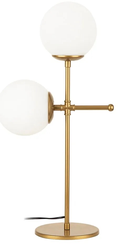 Lampa stołowa w kolorze złota Squid Lighting Kruva, wys. 55 cm
