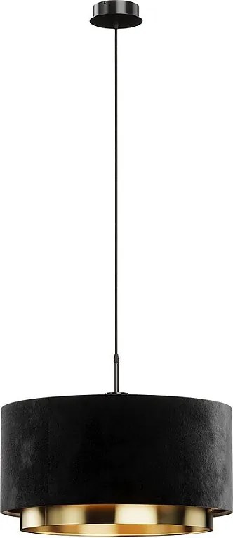żyrandol wiszący czarny 45x45x25.7 goldamo