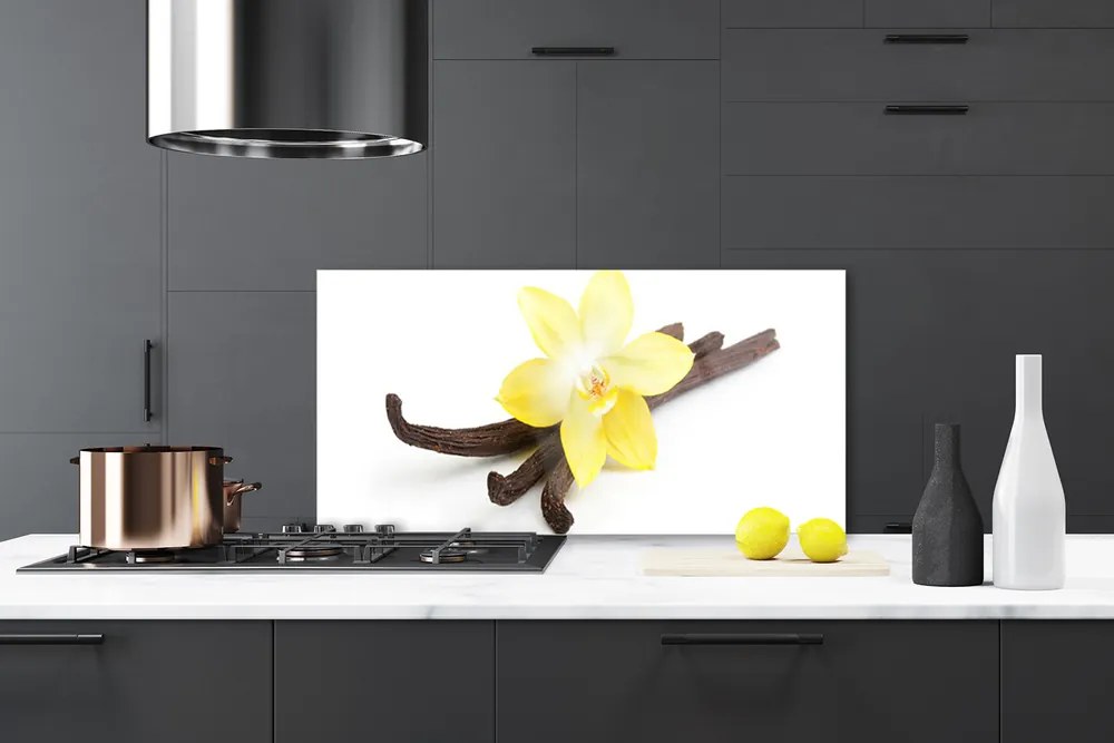 Szkło Dekoracyjne do Kuchni Egzotyczny Kwiat Wanilii