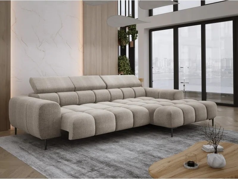 Narożnik PLAZA MINI wolnostojący Prawostronny w tkaninie EDEN 04 WERSAL