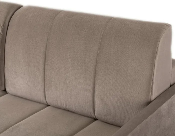 Sofa Rozkładana z Funkcją Spania IBIZA Dwuosobowa Beżowa Nowoczesna do Salonu