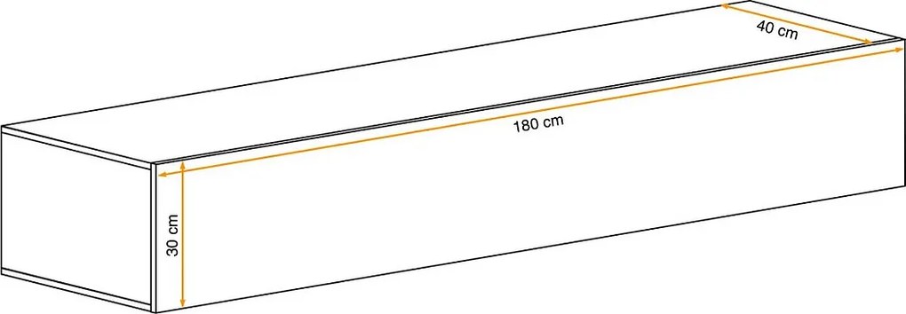 Szafka RTV1 SWITCH 180 dąb wotan