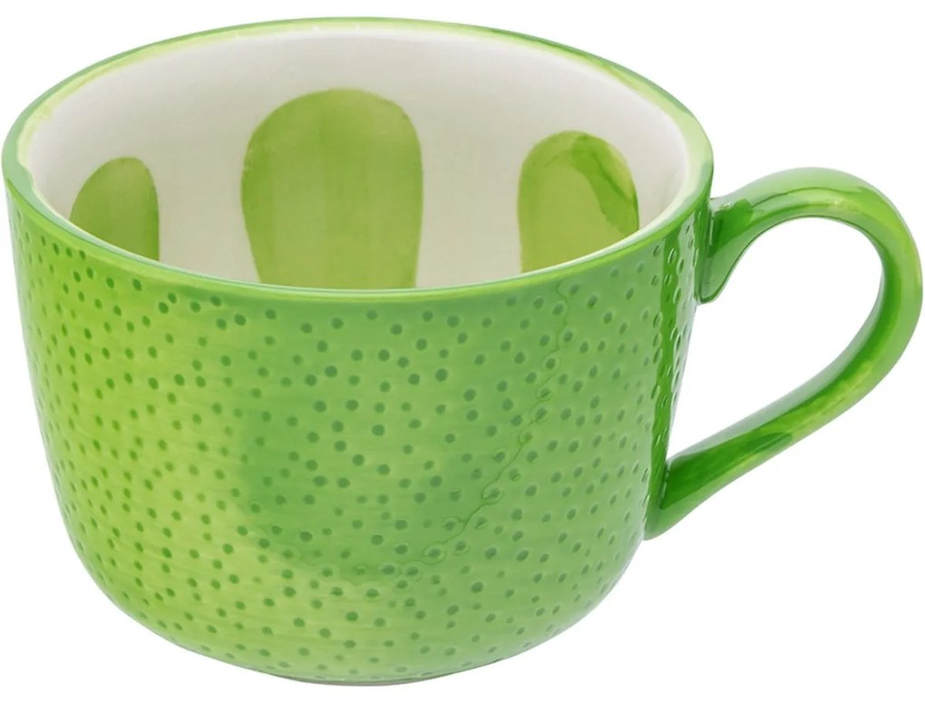 Altom Zestaw ceramicznych kubków jumbo Tropicanalimonka 470 ml, 2 szt.