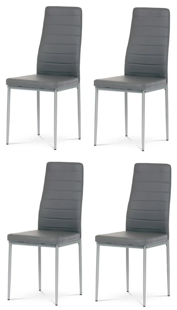 Zestaw krzeseł do jadalni DCL-377 GREY, 4 szt.