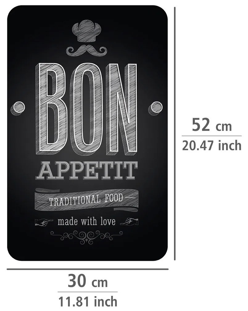 Szklane płyty ochronne BON APPETIT na kuchenkę – 2 sztuki, WENKO,