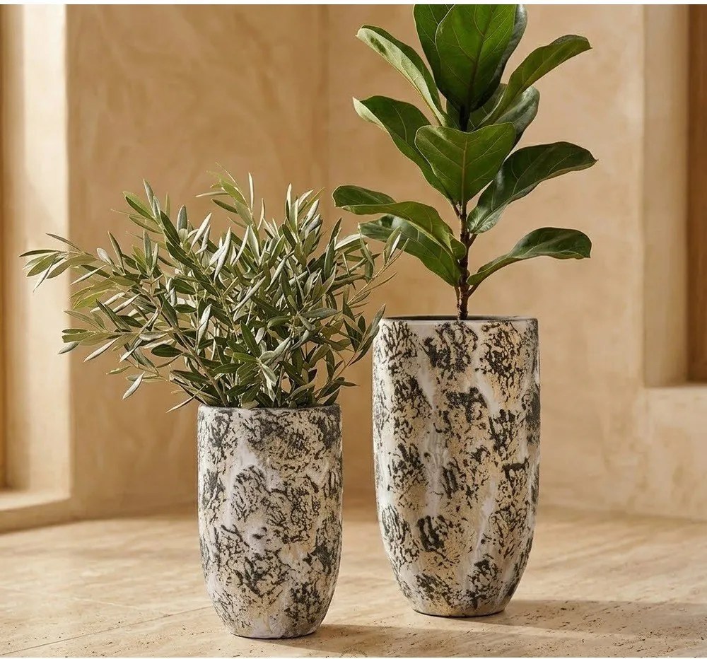 Ceramiczna ręcznie wykonana doniczka ø 19 cm Barreiro – Ego Dekor