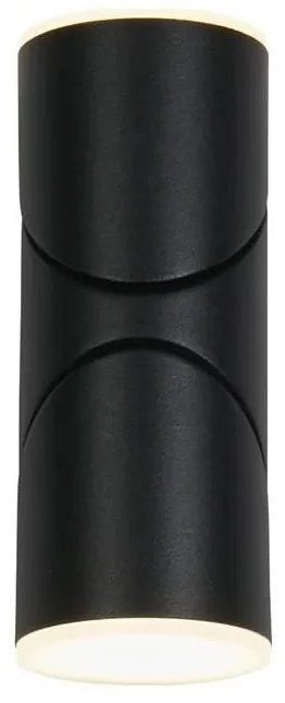 Searchlight 36180BK - LED zewnętrzny kinkiet SOHO 2xLED/6W/230V IP44