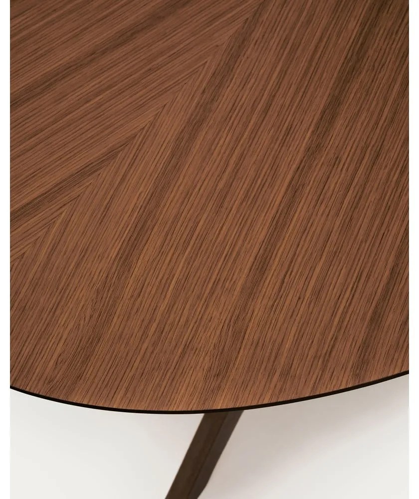 Stół z blatem w dekorze orzecha 110x180 cm Naanim – Kave Home