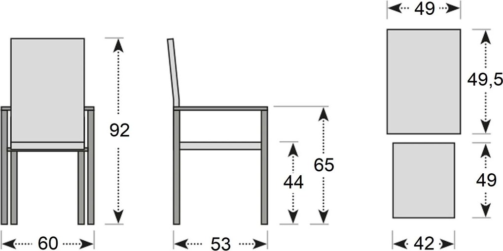 Doppler TAMAN 4 FSC® - ogrodowe krzesło sztaplowane z drewna tekowego - (N373) TOWAR PO ZWROCIE