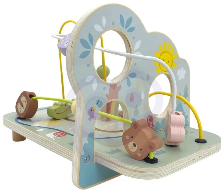 Tooky toy drewniana pętla motoryczna leśny labirynt