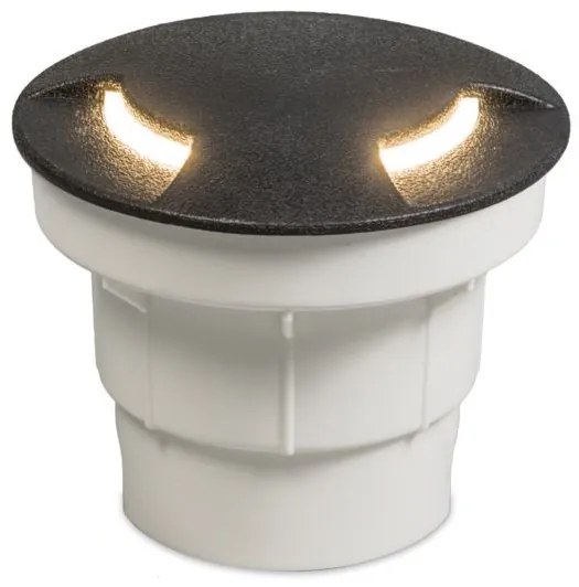 Zewnetrzna Nowoczesny zewnętrzny reflektor naziemny czarny w komplecie z LED IP67 - Ceci 2 Nowoczesny Oswietlenie zewnetrzne