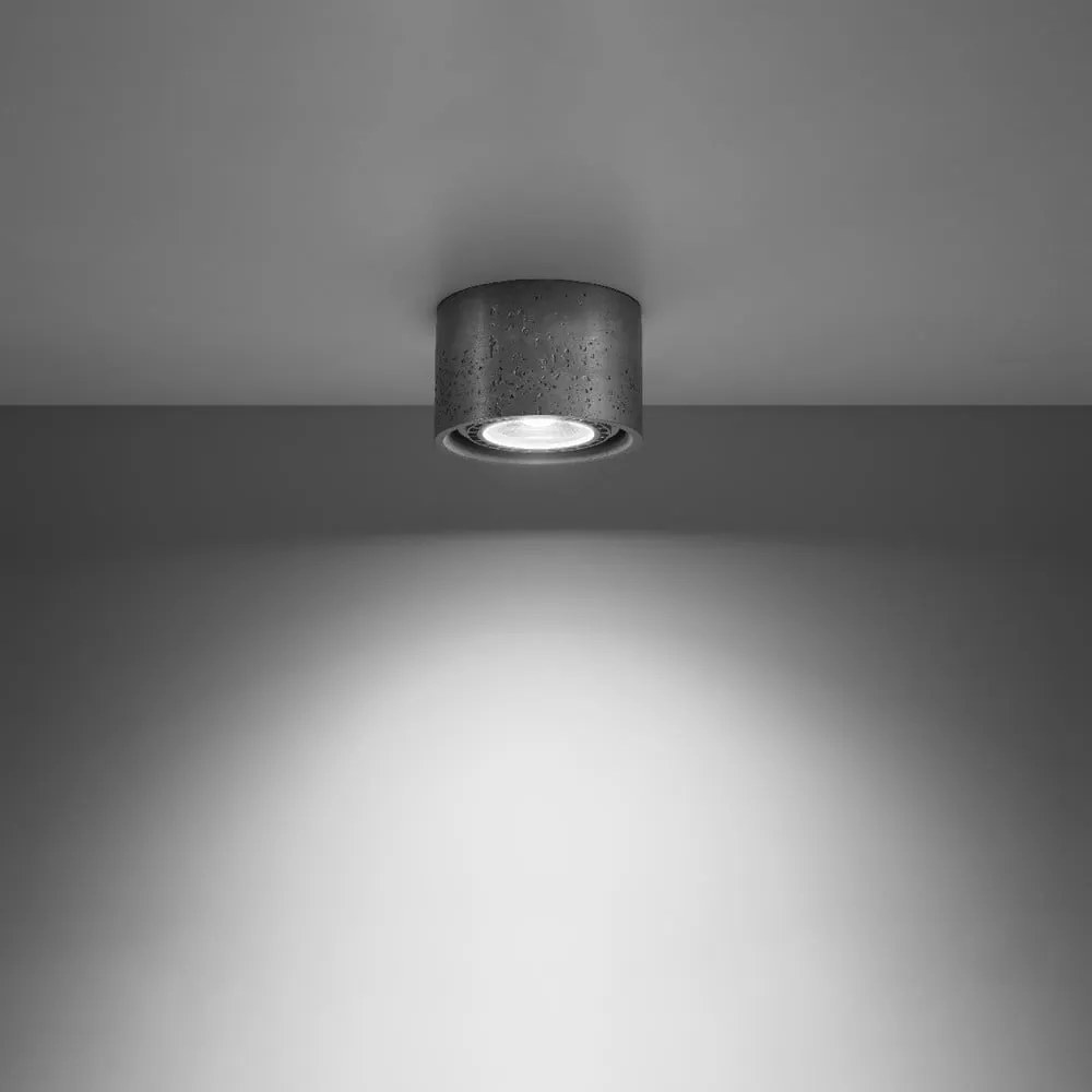 Szara lampa punktowa ø 14 cm Spattio – Nice Lamps