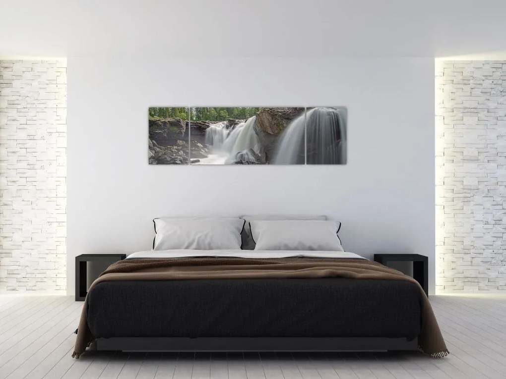 Obraz wodospadów (170x50 cm)