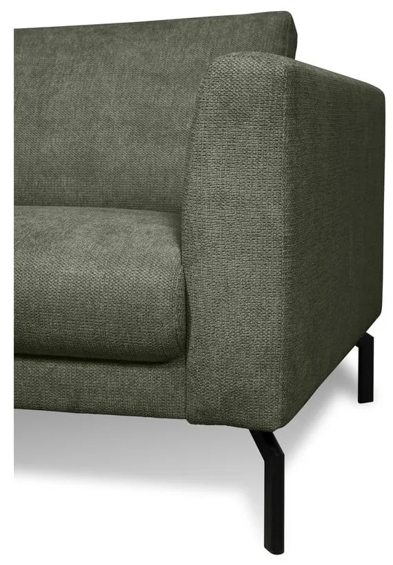 Ciemnozielona sofa 216 cm Gomero – Scandic