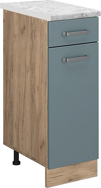 Szafka dolna do kuchni niebiesko-szary 30x60x81.6 r-line