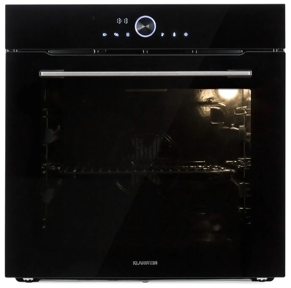 Klarstein Illuminosa Smart 60cm 73L Piekarnik do Zabudowy Czarny