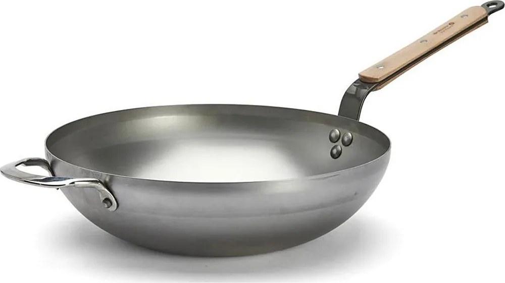 De Buyer 5717.32 - Patelnia wok MINERAL B BOIS 32 cm