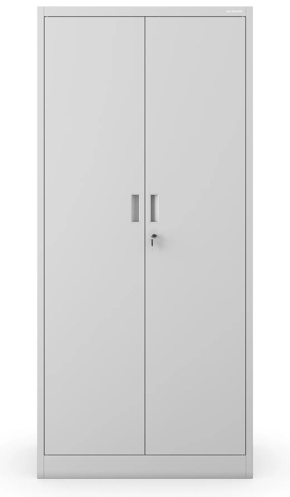 Szafa biurowa na dokumenty z 4 półkami szara, 1750x800x400 mm: JAN Compact