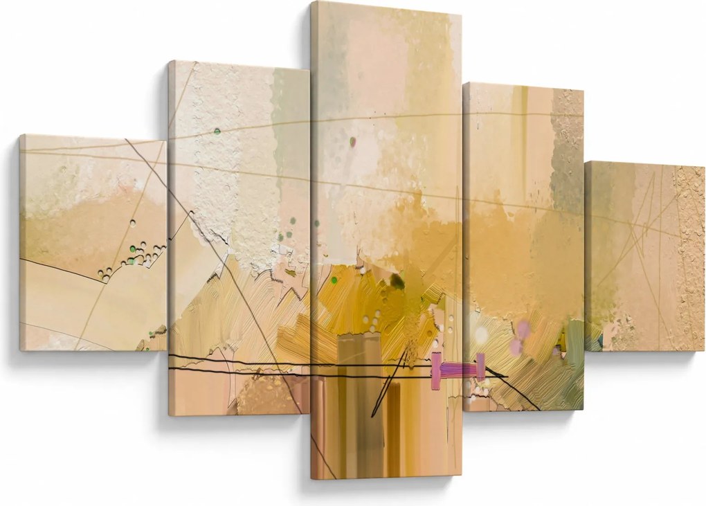 Obraz - Abstrakcja, obraz olejny (125x70 cm)